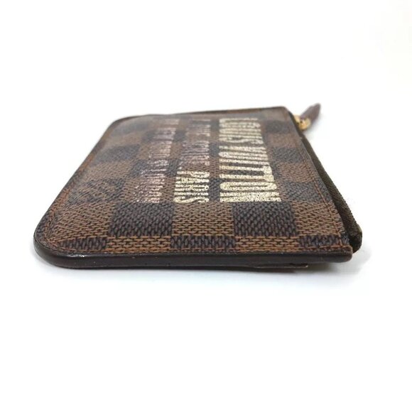 Auth LOUIS VUITTON N63094 Damier Pochette cle Wallet Key Chain coin purse - Picture 10 of 13